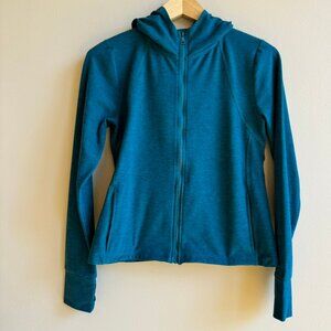 Beyond Yoga Spacedye High Energy Hoodie Lunar Teal Heather S